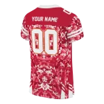 customized iowa state cyclones mirrored pattern red jersey best selling