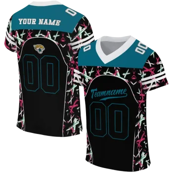 customized jacksonville jaguars brushstroke xs black jersey best selling