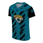 customized jacksonville jaguars stripe block teal jersey best selling