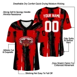 customized jacksonville state gamecocks striped texture red jersey best selling