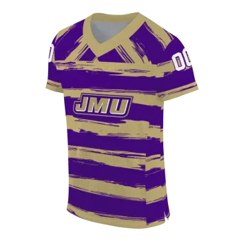customized james madison dukes art stripe purple jersey fashion forward