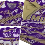 customized james madison dukes camo shatter purple jersey best selling