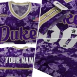 customized james madison dukes camouflage abstract purple jersey best selling