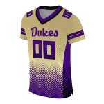 customized james madison dukes halftone sweep gold black jersey best selling