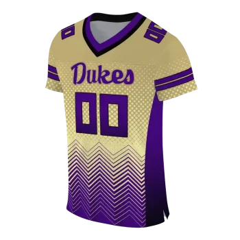 customized james madison dukes halftone sweep gold black jersey fashion forward