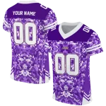 customized james madison dukes mirrored pattern purple jersey best selling