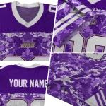 customized james madison dukes mirrored pattern purple jersey best selling