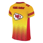 customized kansas city chiefs halftone sweep gold black jersey best selling