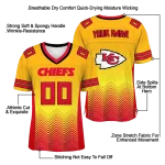 customized kansas city chiefs halftone sweep gold black jersey best selling