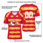 customized kansas city chiefs layered grids red jersey best selling