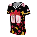 customized kansas city chiefs star cluster black jersey best selling