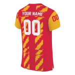 customized kansas city chiefs stripe block red jersey best selling