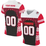 customized kansas city chiefs tire arrows red black white jersey best selling