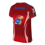 customized kansas jayhawks dynamic dots crimson jersey best selling