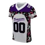 customized kansas state wildcats brushstroke xs grey black jersey best selling
