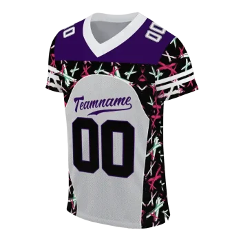 customized kansas state wildcats brushstroke xs grey black jersey fashion forward