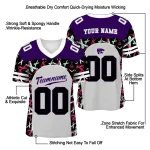 customized kansas state wildcats brushstroke xs grey black jersey best selling