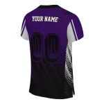 customized kansas state wildcats halftone flow purple black jersey best selling
