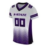 customized kansas state wildcats halftone sweep grey black jersey best selling
