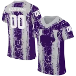 customized kansas state wildcats rugged stripes purple jersey best selling