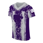 customized kansas state wildcats rugged stripes purple jersey best selling