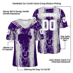 customized kansas state wildcats rugged stripes purple jersey best selling