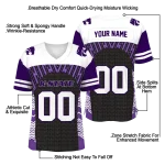 customized kansas state wildcats tire arrows purple black white jersey best selling