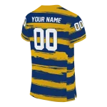 customized kent state golden flashes art stripe navy blue jersey best selling