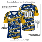 customized kent state golden flashes camo shatter navy blue jersey best selling