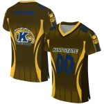 customized kent state golden flashes dynamic dots gold jersey best selling
