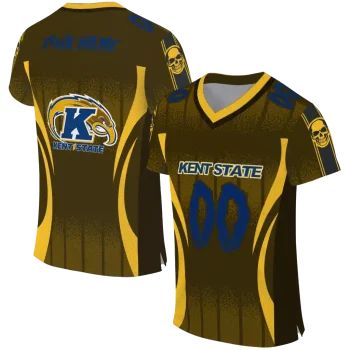 customized kent state golden flashes dynamic dots gold jersey best selling
