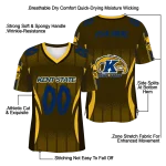 customized kent state golden flashes dynamic dots gold jersey best selling