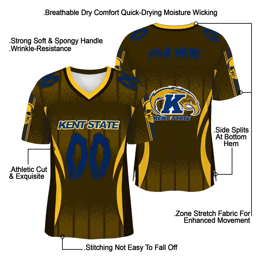 customized kent state golden flashes dynamic dots gold jersey latest model customized kent state golden flashes dynamic dots gold jersey latest model