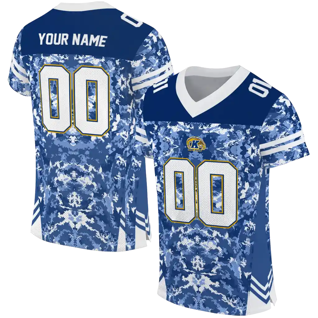 customized kent state golden flashes mirrored pattern navy blue jersey best selling customized kent state golden flashes mirrored pattern navy blue jersey best selling