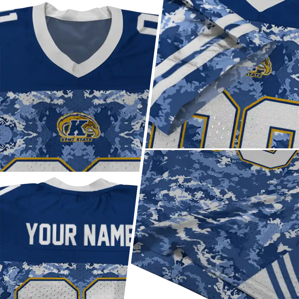 customized kent state golden flashes mirrored pattern navy blue jersey new arrival customized kent state golden flashes mirrored pattern navy blue jersey new arrival
