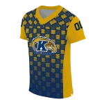 customized kent state golden flashes stacked rectangle navy blue jersey best selling