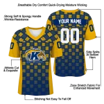 customized kent state golden flashes stacked rectangle navy blue jersey best selling