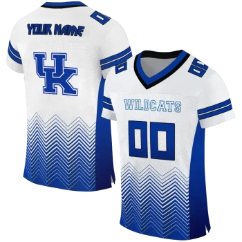 customized kentucky wildcats halftone sweep white black jersey best selling