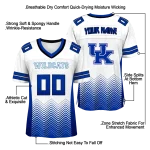 customized kentucky wildcats halftone sweep white black jersey best selling