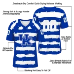 customized kentucky wildcats layered grids blue jersey best selling