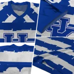 customized kentucky wildcats layered grids blue jersey best selling