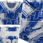 customized kentucky wildcats rugged stripes blue jersey best selling
