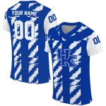 customized kentucky wildcats stripe block blue jersey best selling