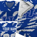 customized kentucky wildcats stripe block blue jersey best selling