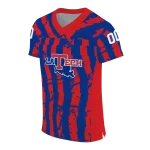 customized la tech stripe splatter blue jersey best selling