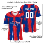 customized la tech striped texture blue jersey best selling