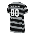 customized las vegas raiders art stripe black jersey best selling