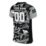 customized las vegas raiders camo shatter black jersey best selling