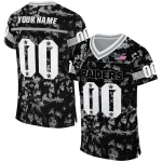 customized las vegas raiders camouflage abstract black jersey best selling