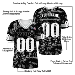 customized las vegas raiders camouflage abstract black jersey best selling
